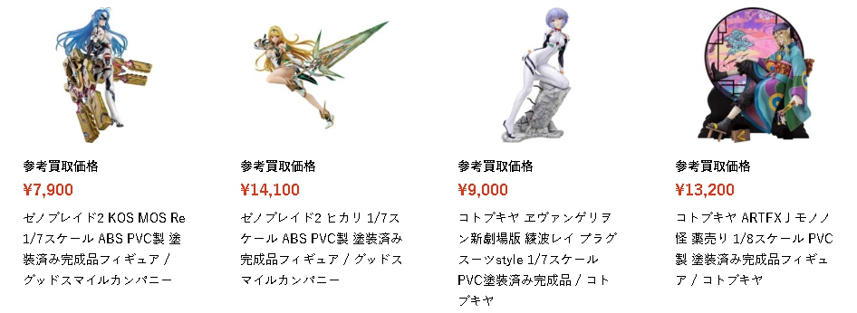 買取王子買取価格