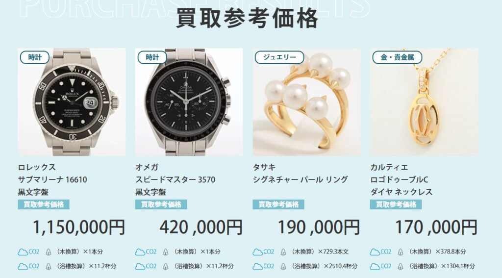 なんぼや　買取価格　出張買取