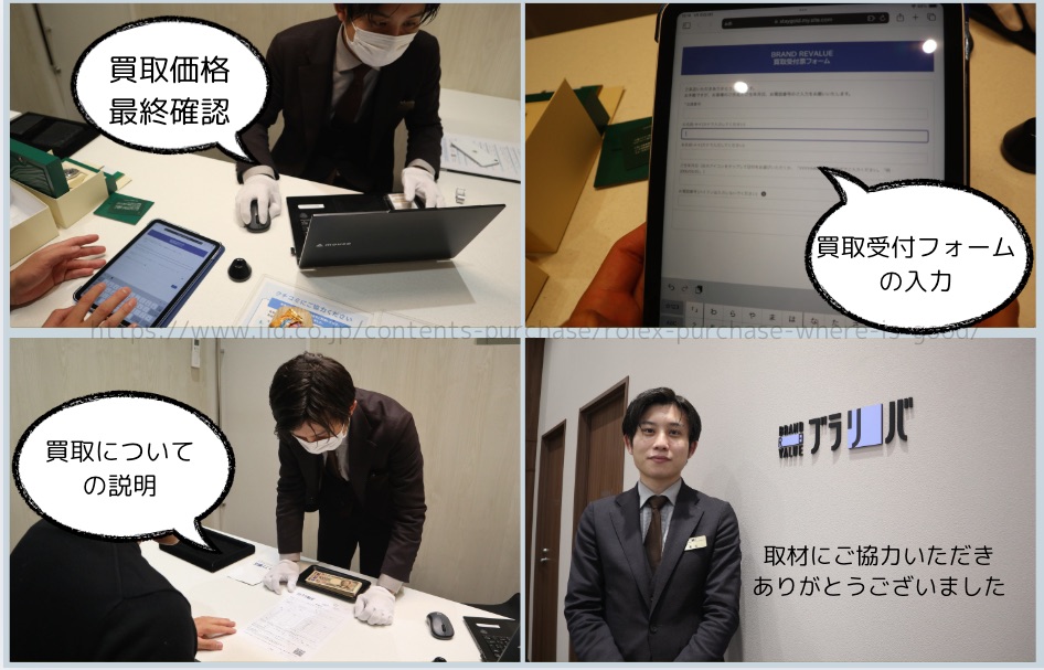 買取手順④買取価格提示後交渉をし、納得できる金額であれば買取完了